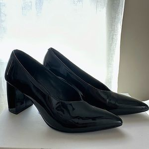 & Other Stories Black Patent Leather Pump